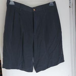 NWT Men's navy silk shorts